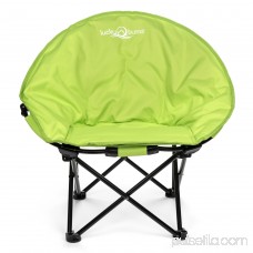 Lucky Bums Moon Camp Kids Adult Indoor Outdoor Comfort Lightweight Durable Chair with Carrying Case, Green, Medium 568935382